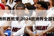 欧洲杯西班牙,2024欧洲杯全部赛程