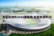 女篮欧洲杯2023赛程表,女篮欧洲杯2021