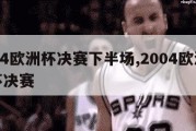 2004欧洲杯决赛下半场,2004欧洲冠军杯决赛